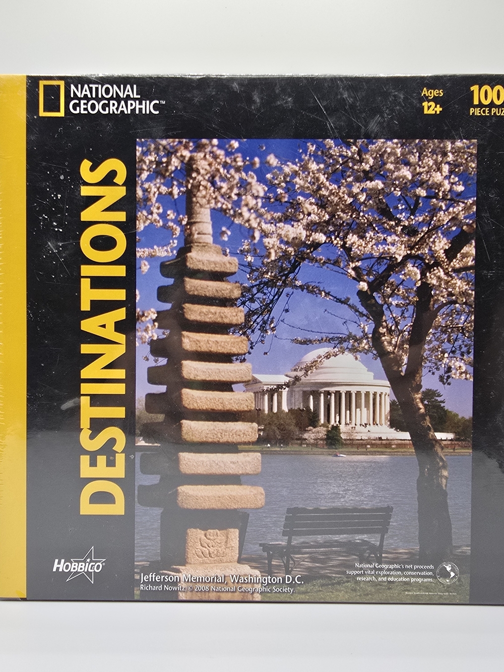 National Geographic Jefferson Memorial DC 1000 Pc Puzzle Sealed 2008